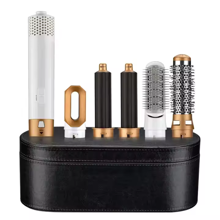 Secador De Pelo Eléctrico Con Plancha Rizadora Eléctrica 5 En 1 Rizador De Pelo Secadores Rodillos Rizadores Rizador De - 1