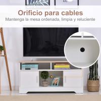 Mueble para Televisor de Mesa Diseño Clásico Gran Espacio de Almacenamiento - details 3