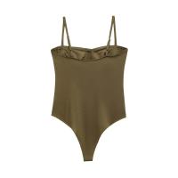 ZOCI- Body sin mangas para mujer, verano 2025, adelgazante, sexy, estilo rave, tanga, top con copa, camisola sin espalda. - details 3