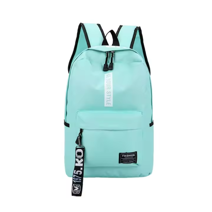 Mochila escolar de nailon impermeable para niñas adolescentes, mochila de viaje - 1