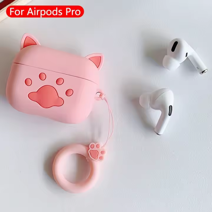 Divertida funda de silicona para auriculares, carcasa protectora creativa de dibujos animados para AirPods PRO 2, Bluetooth, 2022, 2023 - 1