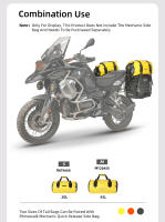 Rhinowalk-bolsa para sillín de motocicleta, 20L/45L/65L, impermeable, para asiento trasero de Motor, paquete trasero, equipaje de viaje de secado rápido - details 18