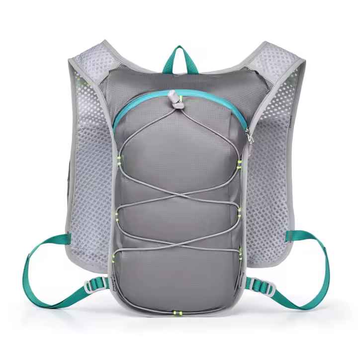 Chaleco de hidratación para correr transpirable, bolsa de hidratación para correr, ultraligera, impermeable, Material de nailon, mochila de agua ajustable - 1