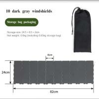 Estufa de Cartas Plegable Portátil para Exteriores Deflector de Aire Parachoques de Escudo de Viento Valla de Camping Grietas de Parachoques de Escudo de Viento - details 4