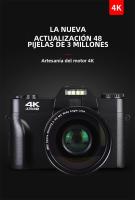 Cámara digital profesional al aire libre cámara 4k hd, gran angular, zoom 16 veces, fotografía, grabadora de pantalla plegable - details 1