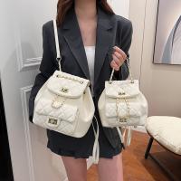 Mochila de mujer con cadena de rombos 2025 nueva mochila versátil de moda de primavera mini mochila - details 5