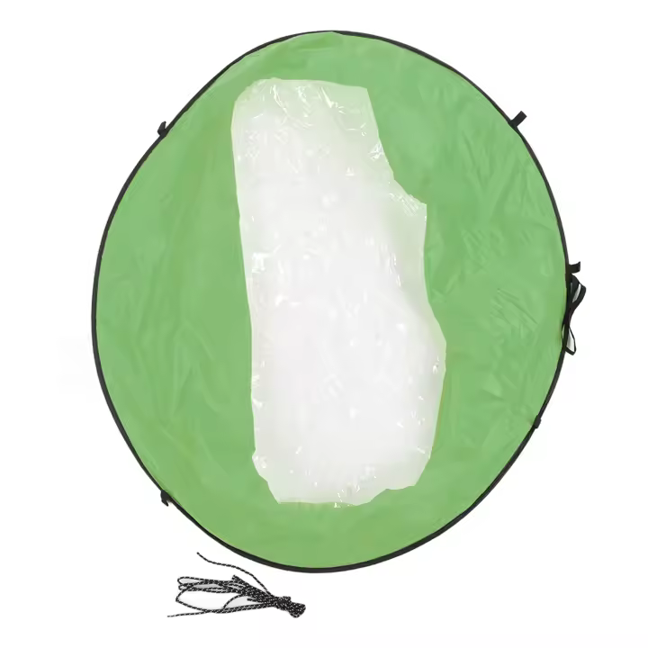 Vela de viento plegable para barco de Kayak, EVA, radiación UV reducida, vela de paleta de viento portátil para deportes al aire libre, verde - 1