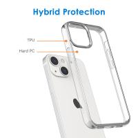 Funda para iPhone 16,15,14,13, Carcasa antiamarilla de Parachoques a Prueba de Golpes, Respaldo Transparente Antiarañazos (HD Clara) - details 3