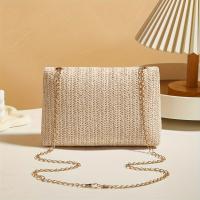 Bolso de hombro tejido a mano para mujer - Correa de cadena, cierre de hebilla - Adecuado para llevar cruzado - details 3