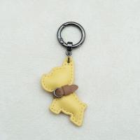 Precioso llavero de Bulldog Francés, Animal, perro, cachorro, colgador de perro de cuero PU, colgante de bolso de Bulldog de dibujos animados a la moda para mujer - details 16