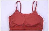 SHINBENE-Top corto de entrenamiento para mujer, sostén deportivo de nailon suave, acolchado, a prueba de sudor, con sujetador incorporado - details 31