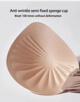 1/2 Unidades. Sujetadores sin costuras de talla grande para mujer, ropa de dormir suave sin aros de copa completa, sujetador de color sólido para mujer, lencería sexy push-up - details 27