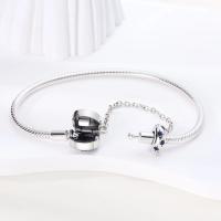 Pulsera de Plata Esterlina 925 Encanto de Mariposa Estrellas Luna Cadena de Seguridad - details 27