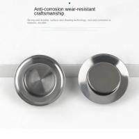 Tiradores redondos para puerta corredera, pomos de acero inoxidable ocultos para cocina, novedad - details 3
