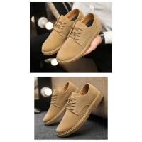 Zapatos Casuales para Hombres 2025 Moda en Gamuza Cómodos para Conducir con Cordones - details 18