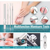 Kit de cortaúñas profesional de alta resistencia para uñas gruesas encarnadas, herramienta de pedicura, cortador de uñas, juego de manicura, 6 piezas - details 1