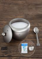 Villa de titanio para acampar, tarro de 220ml, botella de sal, azúcar, pimienta, condimento en polvo, cuchara, recipiente de cocina para picnic al aire libre - details 6