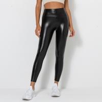 Leggings De Cuero Pu Para Mujer, Pantalones De Cintura Alta, Elásticos - details 10