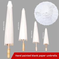 Sombrilla de papel de 8 piezas, sombrilla de bambú para centro de mesa de boda, recuerdo de fiesta, accesorios para fotos, 30cm - details 4
