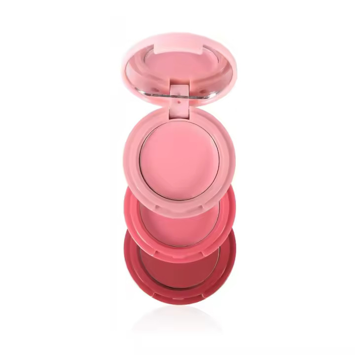 Kit 3 en 1 Paleta de Maquillaje con 3 Colores de Sombras de Ojos, Contorno de Ojos de Larga Duración y Espejo - 1