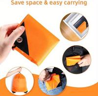 Mochila de nylon vibrante de 1 pieza - Ligera y duradera, bolsa de almacenamiento de 16" con cordones negros para deportes, viajes, yoga, gimnasio y camping al aire libre, mochila para viajes - details 2