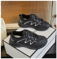 Suela de espuma pequeños zapatos blancos nueva suela gruesa que aumenta feos zapatos deportivos lindos casual versátil transpirable zapatos de mujer - details 21