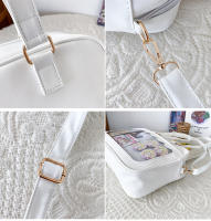 Bolso de bebé transparente suave para niña estudiante, bolso de hombro pequeño, bolso cuadrado, bolso de mensajero bidimensional - details 59