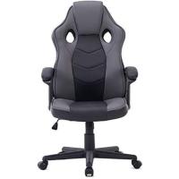 Silla de Ordenador Oficina |   Ergonómica para Gamers Especial Videojuegos |   Piel Sintética Acolchada |   Altura e Inclinación Ajustables |   Color Negro y Azul - details 8