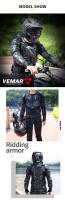 Chaqueta de Armadura Completa VEMAR Protección Completa para Cuerpo Humano Ajustable - details 6