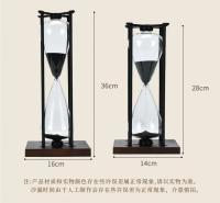 Temporizador de alta gama de 30 a 60 minutos, reloj de arena de cristal de arte Retro, adornos para el salón, regalo - details 10