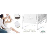 Cool Dreams - Cuna Indi 60 x 120 cm - Kit Colecho - Colchon Morfeo - Juego Sabanas