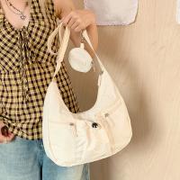 Bolso cruzado de estilo coreano, bolso plisado con cordón de gran capacidad, versátil, ligero con monedero - details 14