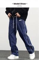 Pantalones Casuales de Talla Grande para Hombres Tela Composite de Poliéster Largo Completo - details 6