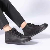 Botas de nieve negras de invierno para hombre para calidez, ocio al aire libre, zapatos modernos y de moda. - details 7