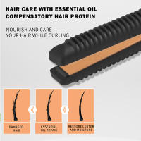 2 In 1 Hair Straightener & Curler Small Flat Iron Ceramic Hair Crimper Corrugation Short Hair Straightening Curling Styling Tool - details 6