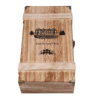 Caja portabotellas Vintage de madera, soporte de exhibición para transporte de botellas de vino tinto, caja de almacenamiento, fiesta de cumpleaños, regalo de Navidad - details 1
