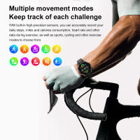 Reloj Inteligente de Glucosa en Sangre Nuevo 2024 para Hombres y Mujeres con Bluetooth y Medición de Presión Arterial ECG+PPG Resolución de Pantalla AMOLED Marca COTAUL - details 14