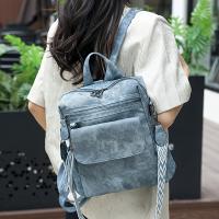 Mochila Grande y Elegante para Mujer - Bolso de Viaje Oxford Casual Vintage con Correas Ajustables, Adorno de Borla y Cierre de Cremallera para Vacaciones - details 8
