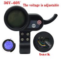 Velocímetro de Escooter Eléctrico Pantalla LCD de 36V-60V Accelerador de Tablero para JP - details 1