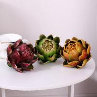 Flores artificiales casi naturales, frutas artificiales, relleno para jarrones, alcachofas artificiales, decoraciones para el hogar, decoraciones artificiales, alcachofa artificial - details 11