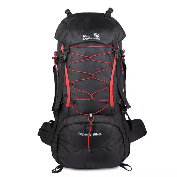 Mochila de Camping de Gran Capacidad 65L Bolsa de Hiking Impermeable para Senderismo, Trekking, Montañismo - 1