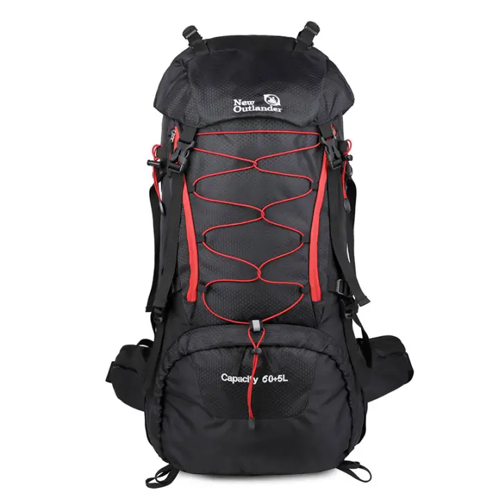 Mochila de Camping de Gran Capacidad 65L Bolsa de Hiking Impermeable para Senderismo, Trekking, Montañismo - 1