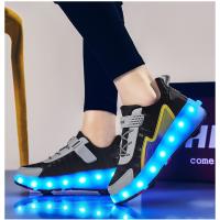 Nueva Mafia Zapatos De Cuatro Ruedas Patines Niños Niños Con Ruedas Zapatos Niñas Zapatos Casuales - details 16