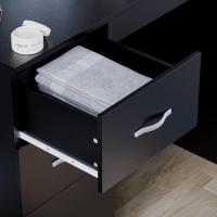Descuento Riano - tocador para Maquillaje de 3 cajones, para mobiliario de Dormitorio, Blanco - details 25