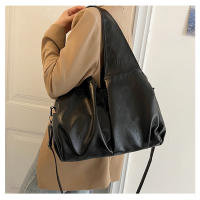 Bolso de gran capacidad de las mujeres de la primavera nueva moda simple retro bolso de mano nicho bolso de hombro - details 1