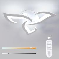 Goeco Lámpara de Techo LED Acrílica 36W Regulable Iluminación Moderna para Sala de Estar, Dormitorio Material Acrílico Montaje en la Pared - details 0