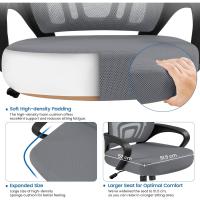 Silla de Oficina Ergonómica Transpirable, Ajustable en Altura, Soporte Lumbar, Giratoria para Max 136 KG - details 43
