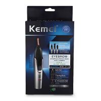 Kemei-recortador de vello Facial para nariz, limpiador de precisión con máxima comodidad para hombres, para nariz, orejas, cejas, cuello y patillas - details 5