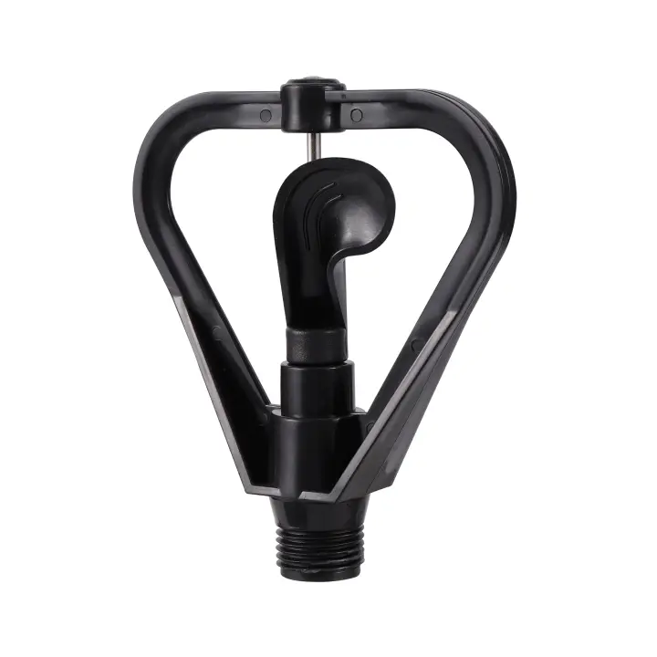 Aspersor giratorio automático de 360 °, boquilla giratoria ajustable de 3 brazos, riego de flores, césped, Tridente, suministros de riego - 1