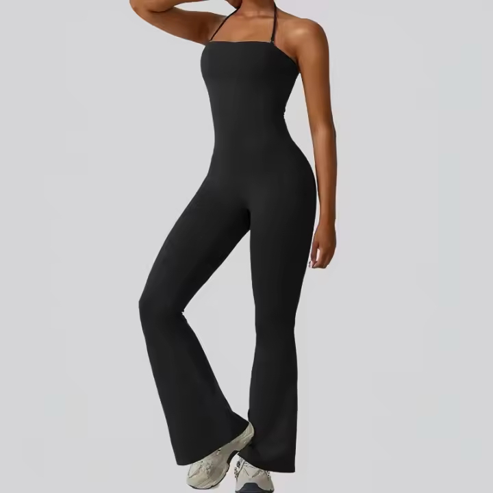 Ropa informal de yoga para mujer, ropa deportiva de una pieza, conjunto de gimnasio, pantalones de camping - 1